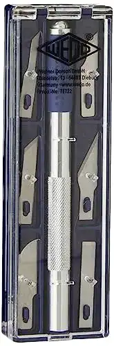 Bastelmesser Wedo 78722 Cutter Hobbymesser Set mit 6 Klingen