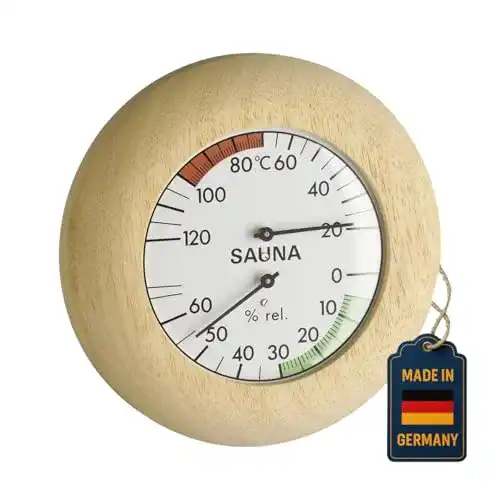 Sauna Thermometer TFA Dostmann Thermo-Hygrometer für Saunabereich