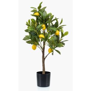 Kunst Zitronenbaum mit Früchten, 70 cm – Kunstbaum für Innenräume