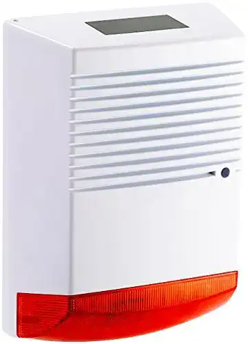 Alarmanlage-Attrappe VisorTech mit Solar und Blinklicht, IP44