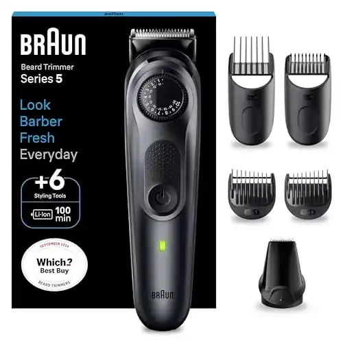 Braun Haarschneider Barttrimmer für präzises Trimmen
