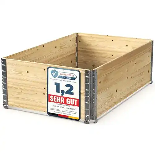 Hochbeet Schroth Home 120 x 80 x 40 cm rechteckig aus Fichtenholz