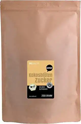 Kokosblütenzucker Bio 2 kg von Wohltuer
