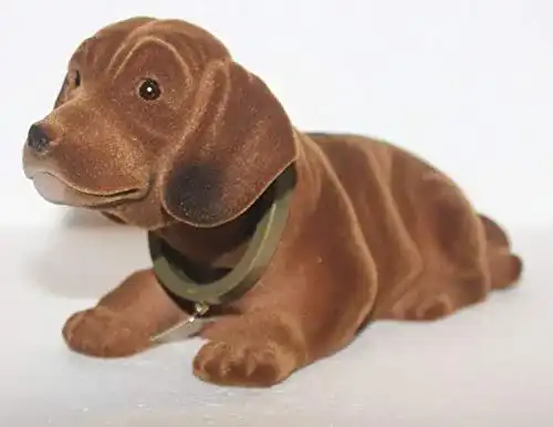Wackeldackel Rakso Figur Hund Dackel Wackelfigur 14 cm