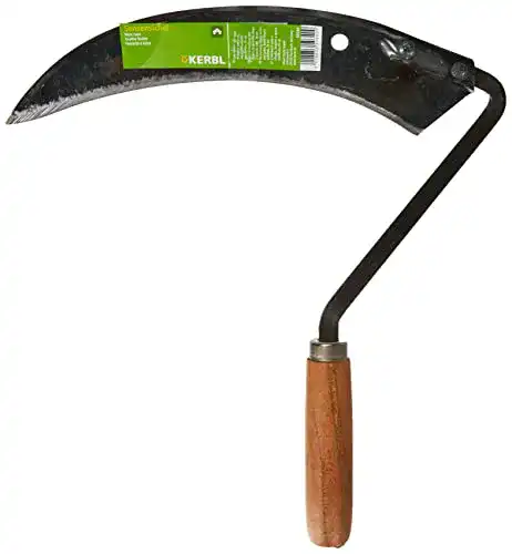 Sense Kerbl 50340 Sichel handgeschmiedet für Gartenarbeiten