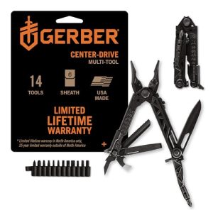 Gerber Multitool mit Gürtel-Clip und Center-Drive