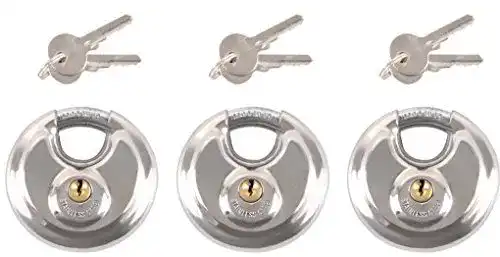 Gleichschließende Vorhängeschlösser Iapyx im 3er Set, Ø 70mm