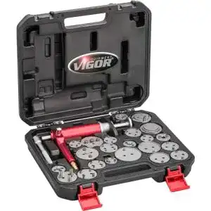Bremskolbenrücksteller Vigor V1711N, 23-teiliges pneumatisches Set