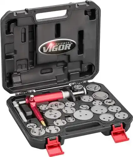 Bremskolbenrücksteller Vigor V1711N, 23-teiliges pneumatisches Set