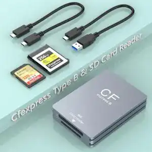 USB-C Kartenleser für CFexpress Typ B und SD Karten