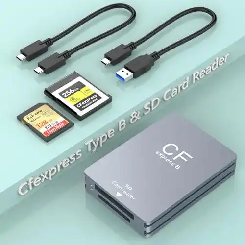 USB-C Kartenleser für CFexpress Typ B und SD Karten