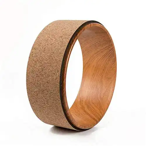 WODT Cork Yoga Wheel 13 Zoll – Yoga Rad für Stabilität und Flexibilität