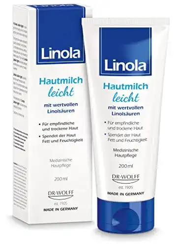 Hautmilch Linola leicht 200 ml – Bodylotion für empfindliche Haut