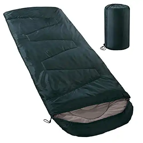 XXL Schlafsack aqua-textil für Outdoor-Aktivitäten mit Kapuze 220 x 85 cm