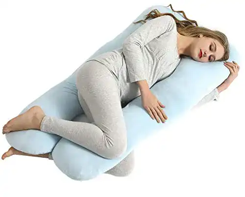 Schwangerschaftskissen Lotus U-förmiges Seitenschläferkissen 140 x 78 cm