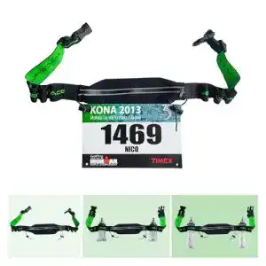 Startnummernband Racepace RaceFuel Triathlon Laufgurt mit Tasche für Handy
