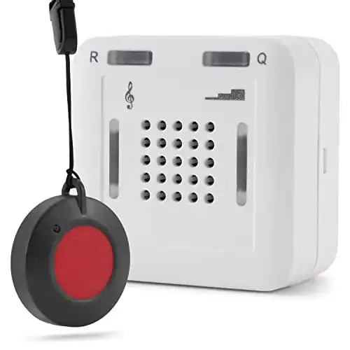 Hausnotruf Eldat RS16: Mobiles Notrufsystem mit wasserdichten Sendern