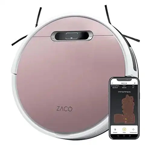 Zaco V6 Saugroboter mit Wischfunktion für effiziente Bodenreinigung