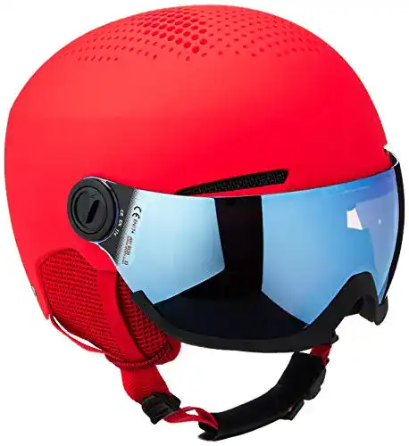 Skihelm mit Visier Alpina Zupo Visor Q-Lite für Kinder