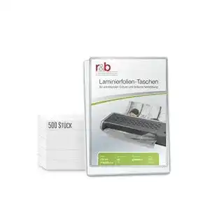 Laminierfolien R&B 500 Stück A4 Heißlaminierfolien 2×80 MIC