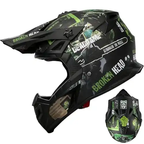 Broken Head Resolution Motorradhelm für MX, Motocross und Quad