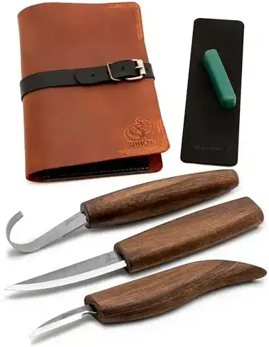 Schnitzwerkzeug BeaverCraft Deluxe S13X Holzschnitzmesser-Set