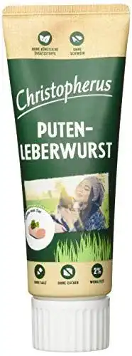 Christopherus Putenleberwurst für Hunde, 75 g