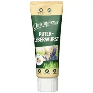 Christopherus Putenleberwurst für Hunde, 75 g