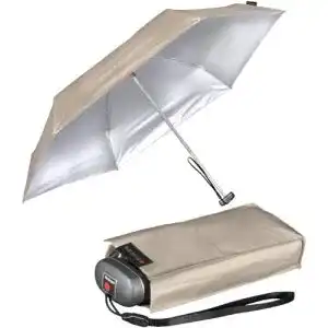 Regenschirm mit UV-Schutz von Knirps – Mini Taschenschirm für Reisen