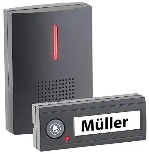Funkklingel CASAcontrol: Kabellose Türklingel mit Licht- und Tonsignal