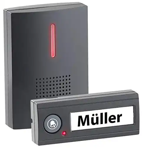 Funkklingel CASAcontrol: Kabellose Türklingel mit Licht- und Tonsignal