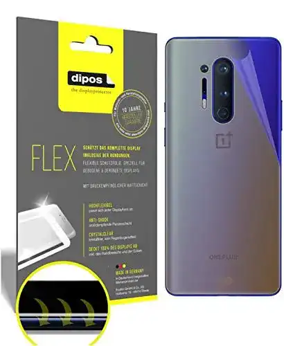 Dipos 3X Panzerglas für OnePlus 8 Pro Rückseite 100% kompatibel