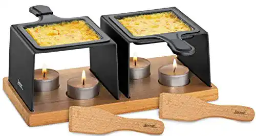 Teelicht Raclette von Küchenprofi Spring 3035007002 für Käse-Gourmet