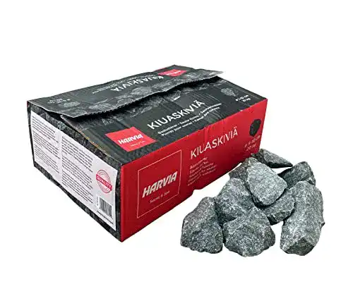 Saunasteine Harvia Original 20 kg Finnische Diabas Dampfsteine für Sauna