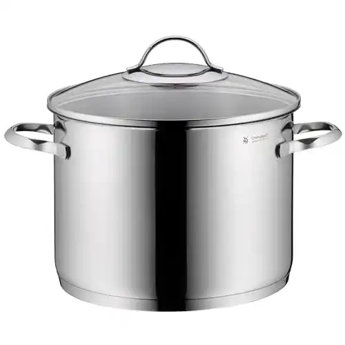 WMF Kochtopf 8 Liter für Induktion, 24 cm, Edelstahl, mit Glasdeckel