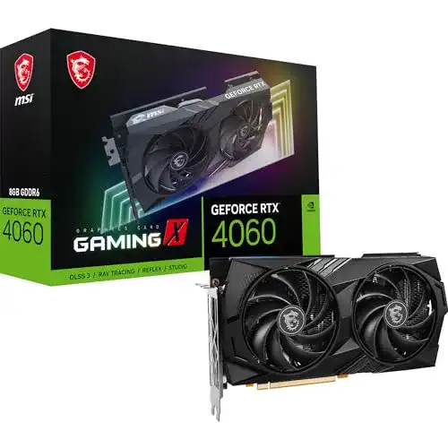 MSI GeForce RTX 4060 Gaming X 8G Grafikkarte mit 8 GB GDDR6