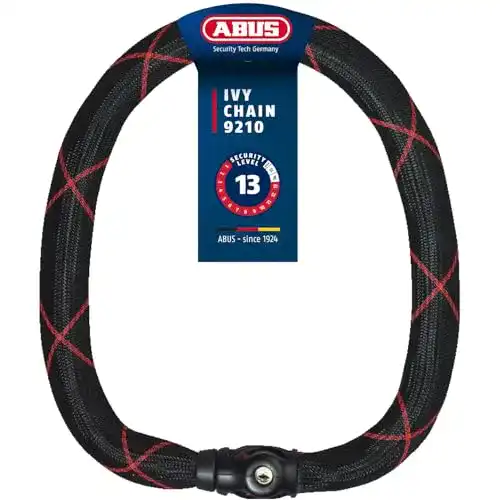 Abus Kettenschloss 88692, Schwarz, 110 cm
