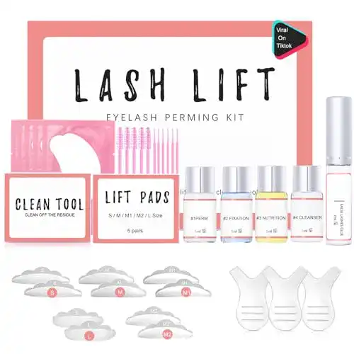 Wimpernlifting-Set von Missicee für Zuhause