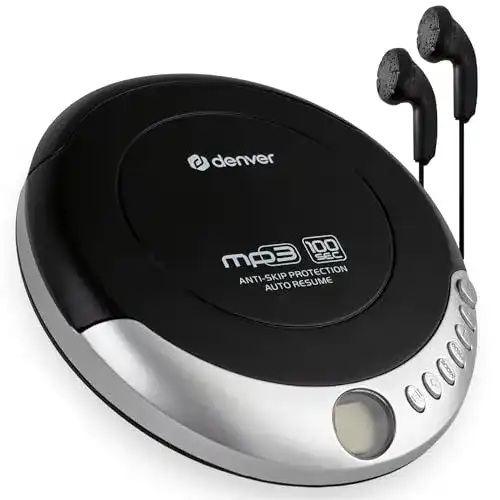 Tragbarer CD-Player Denver DMP-391 für Musikliebhaber