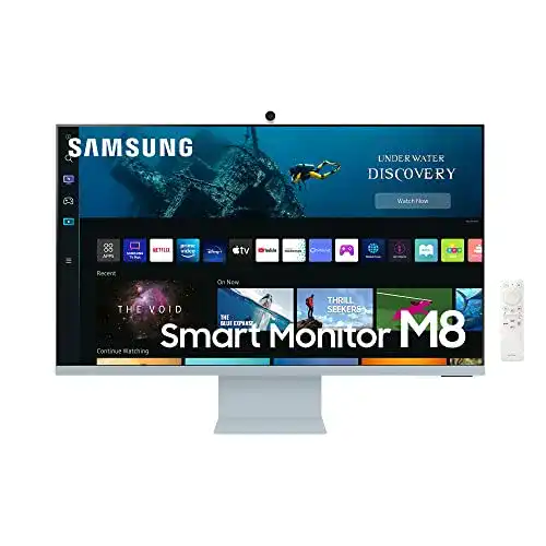 Samsung M8 Smart Monitor S32BM80BUU mit Webcam und 4K UHD