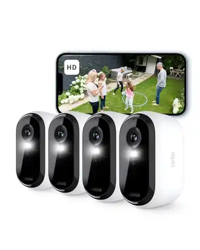 Arlo Essential 2 HD Akku Überwachungskamera für Außenbereich mit WLAN