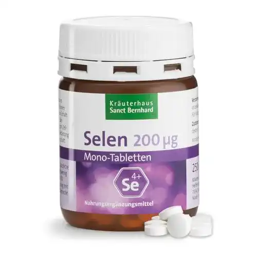 Selen Kräuterhaus Sanct Bernhard 200 µg Mono-Tabletten