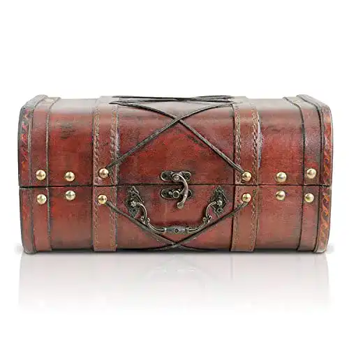 Antik-Truhe Brynnberg Schatztruhe 28x18x14 cm Koffertruhe