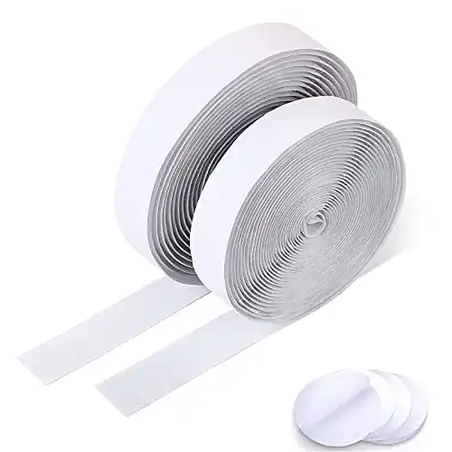 Klettband selbstklebend Vicloon, 5 Meter, doppelseitig, 20 mm breit