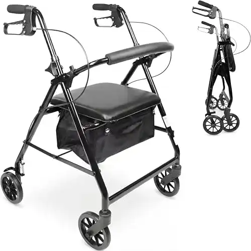 Leichter Rollator von PEPE Mobility – Faltbar und leicht für drinnen