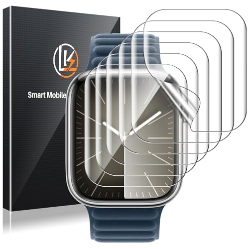 Schutzfolie für Apple Watch Series 9/8/7 41mm im 6er Set
