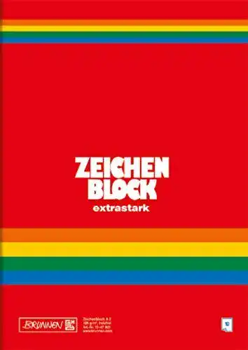 A2 Papier Brunnen 1047921 Zeichenblock 125 g/m² 10 Blatt