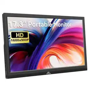 Portable Monitor 17,3 Zoll Kenowa mit USB-C und HDMI Anschluss