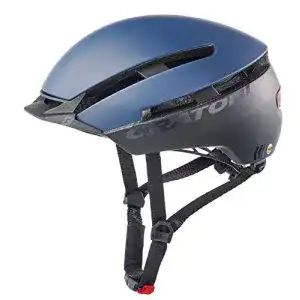Cratoni C-Loom Unisex Fahrradhelm für Erwachsene in Blau/Schwarz Matt