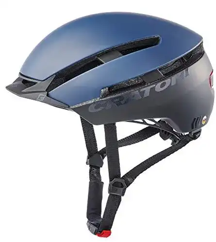 Cratoni C-Loom Unisex Fahrradhelm für Erwachsene in Blau/Schwarz Matt